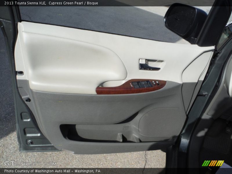 Cypress Green Pearl / Bisque 2013 Toyota Sienna XLE
