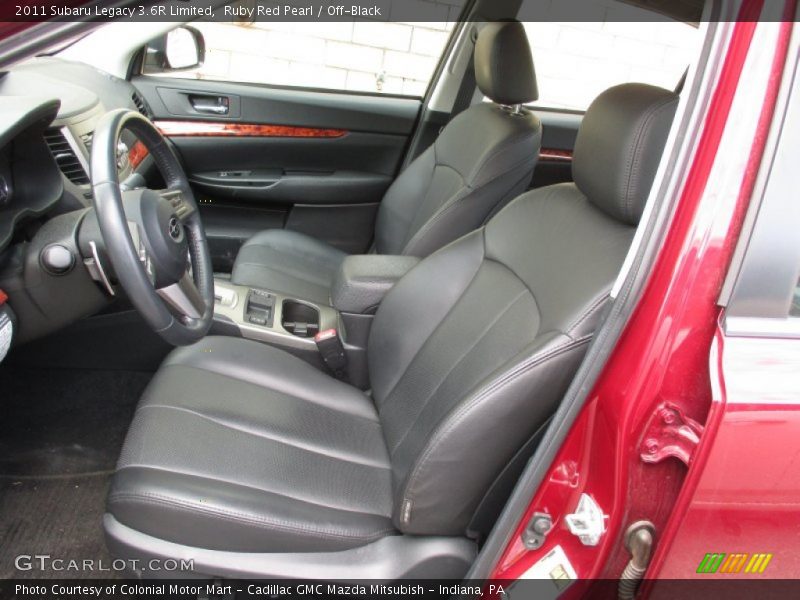 Ruby Red Pearl / Off-Black 2011 Subaru Legacy 3.6R Limited