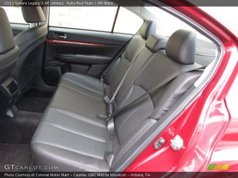 Ruby Red Pearl / Off-Black 2011 Subaru Legacy 3.6R Limited