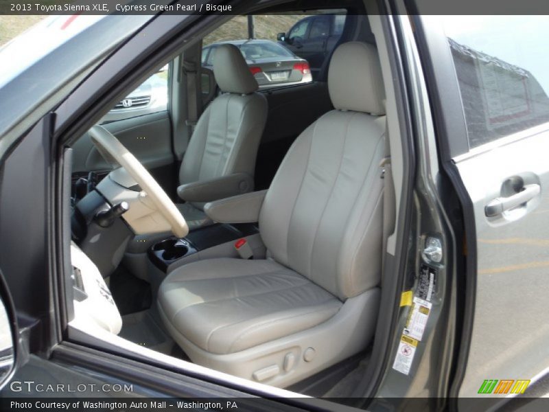 Cypress Green Pearl / Bisque 2013 Toyota Sienna XLE