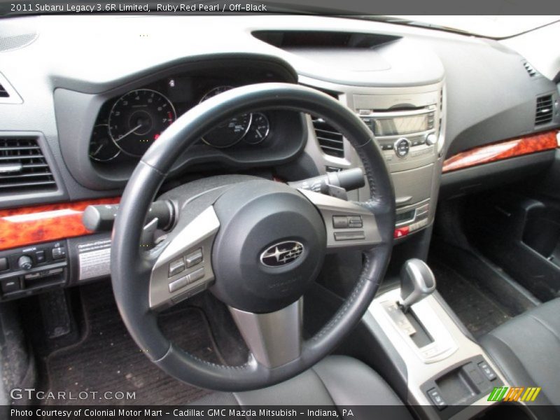 Ruby Red Pearl / Off-Black 2011 Subaru Legacy 3.6R Limited