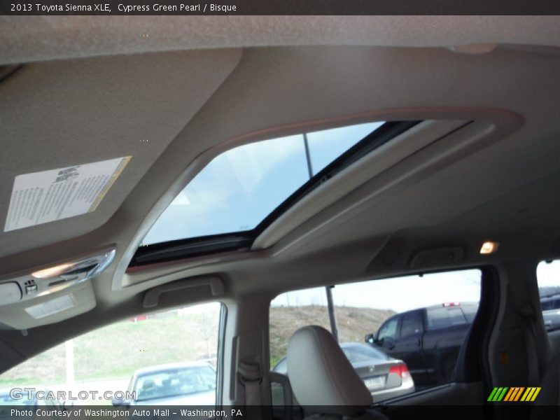 Cypress Green Pearl / Bisque 2013 Toyota Sienna XLE