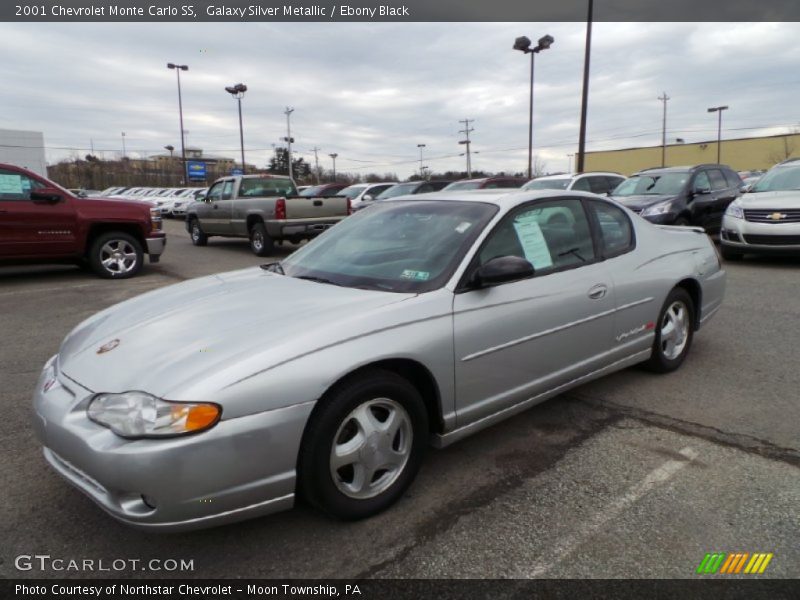 Galaxy Silver Metallic / Ebony Black 2001 Chevrolet Monte Carlo SS