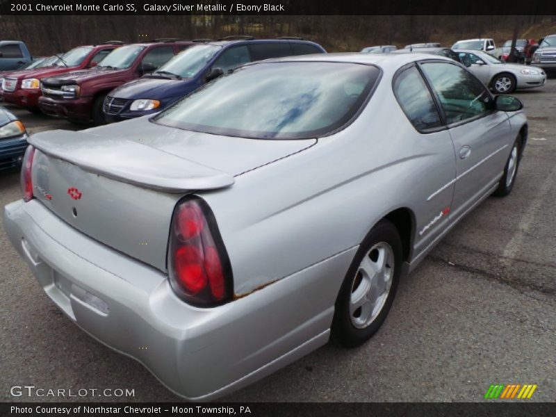 Galaxy Silver Metallic / Ebony Black 2001 Chevrolet Monte Carlo SS