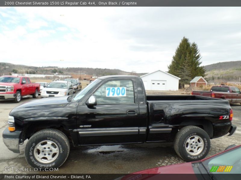 Onyx Black / Graphite 2000 Chevrolet Silverado 1500 LS Regular Cab 4x4