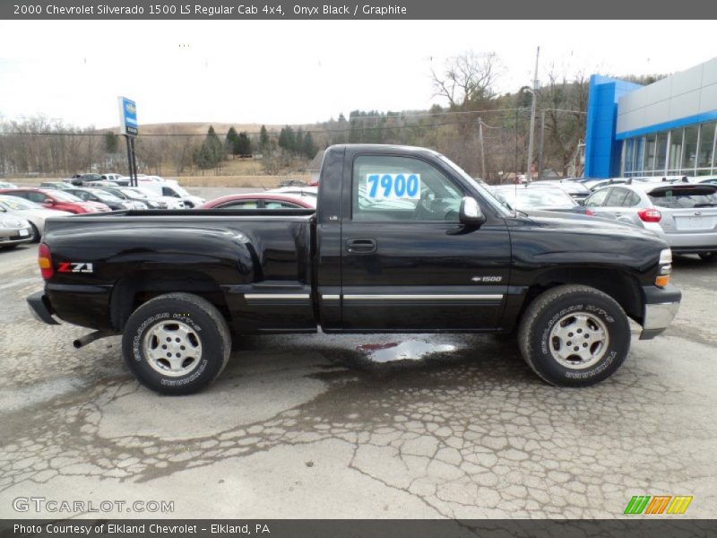 Onyx Black / Graphite 2000 Chevrolet Silverado 1500 LS Regular Cab 4x4