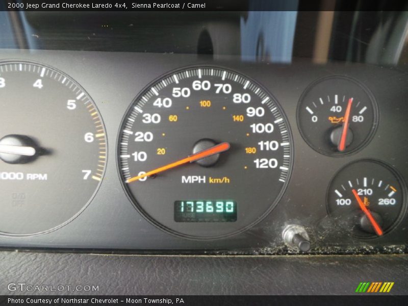 Sienna Pearlcoat / Camel 2000 Jeep Grand Cherokee Laredo 4x4