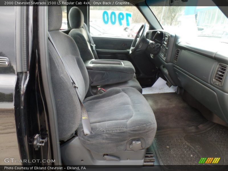 Onyx Black / Graphite 2000 Chevrolet Silverado 1500 LS Regular Cab 4x4
