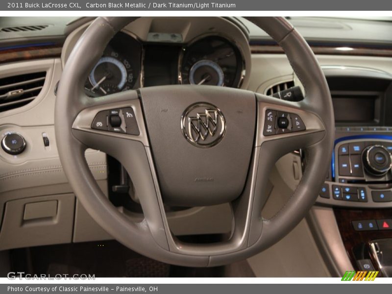 Carbon Black Metallic / Dark Titanium/Light Titanium 2011 Buick LaCrosse CXL