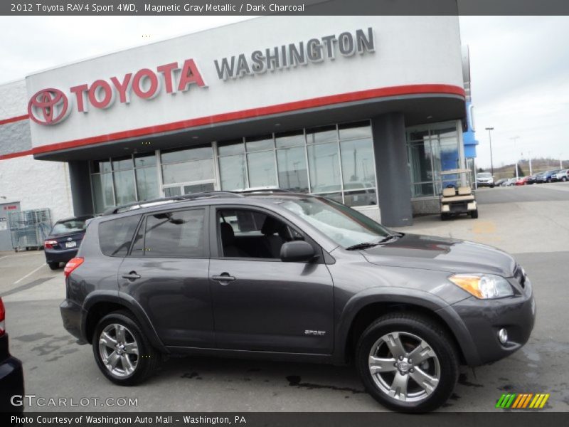 Magnetic Gray Metallic / Dark Charcoal 2012 Toyota RAV4 Sport 4WD