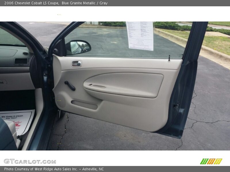 Blue Granite Metallic / Gray 2006 Chevrolet Cobalt LS Coupe