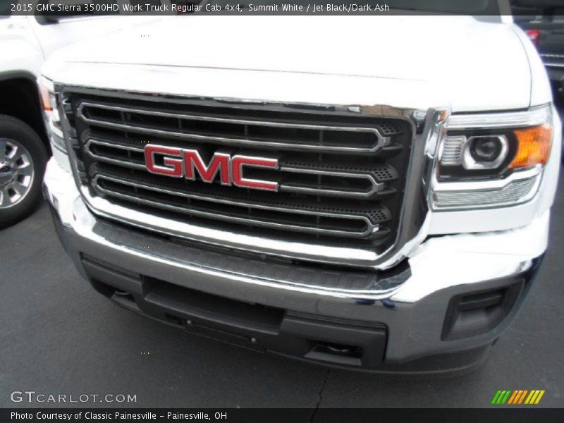 Summit White / Jet Black/Dark Ash 2015 GMC Sierra 3500HD Work Truck Regular Cab 4x4