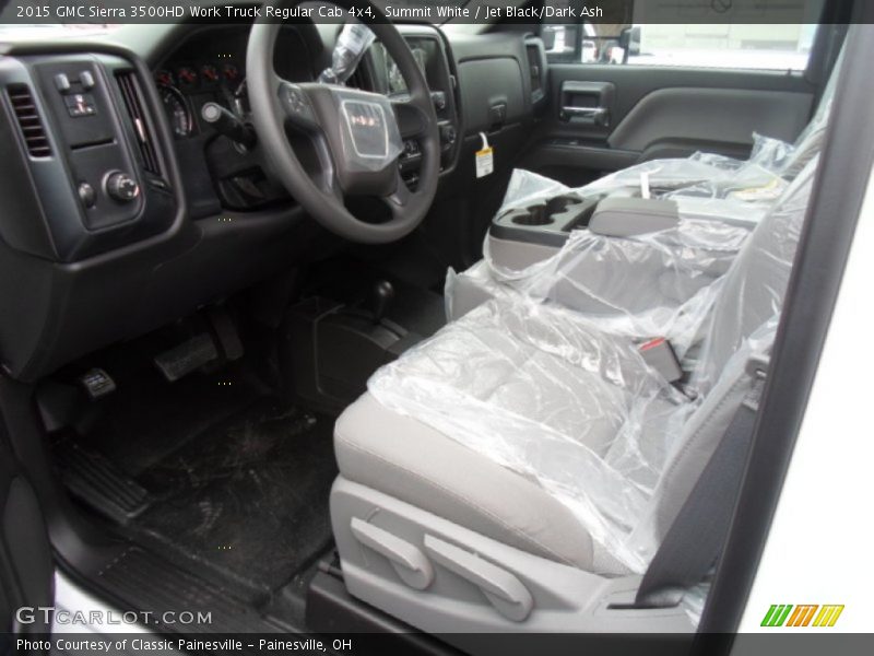 Summit White / Jet Black/Dark Ash 2015 GMC Sierra 3500HD Work Truck Regular Cab 4x4