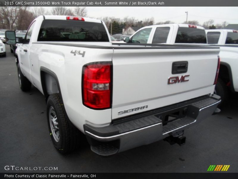 Summit White / Jet Black/Dark Ash 2015 GMC Sierra 3500HD Work Truck Regular Cab 4x4