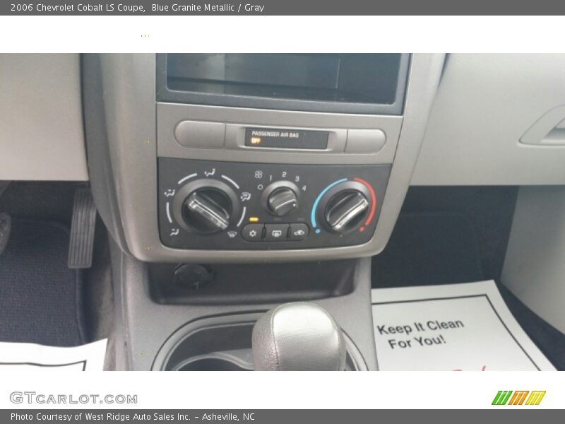 Blue Granite Metallic / Gray 2006 Chevrolet Cobalt LS Coupe