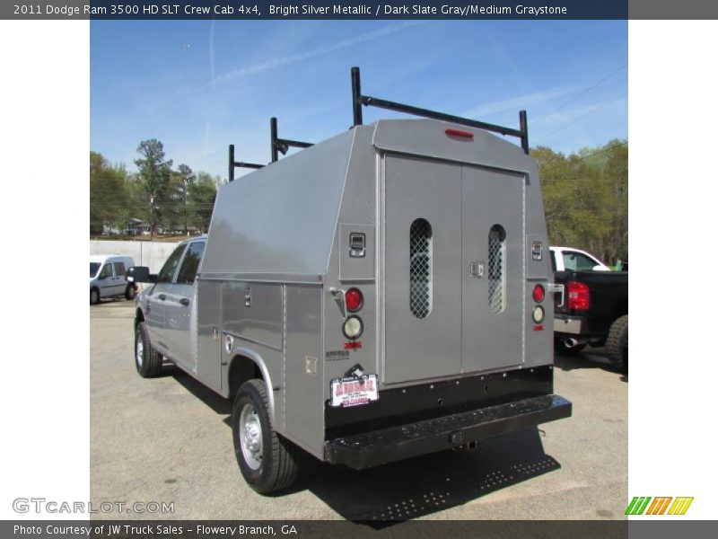 Bright Silver Metallic / Dark Slate Gray/Medium Graystone 2011 Dodge Ram 3500 HD SLT Crew Cab 4x4