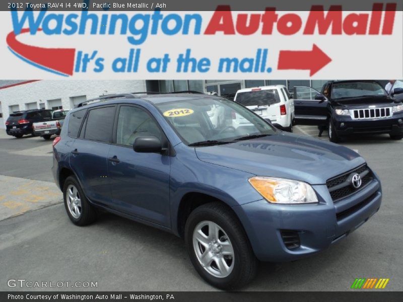 Pacific Blue Metallic / Ash 2012 Toyota RAV4 I4 4WD
