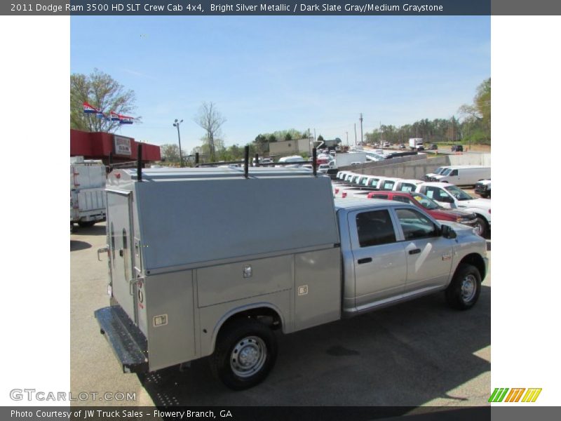 Bright Silver Metallic / Dark Slate Gray/Medium Graystone 2011 Dodge Ram 3500 HD SLT Crew Cab 4x4