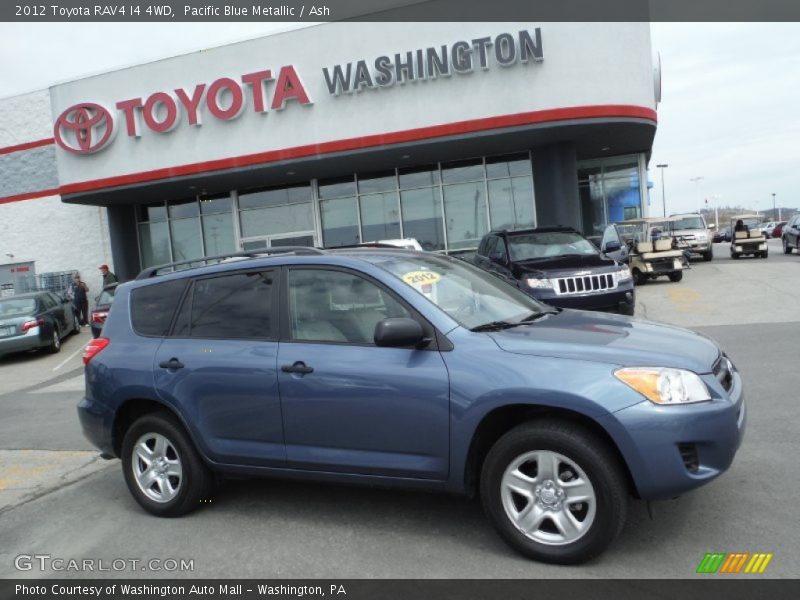 Pacific Blue Metallic / Ash 2012 Toyota RAV4 I4 4WD