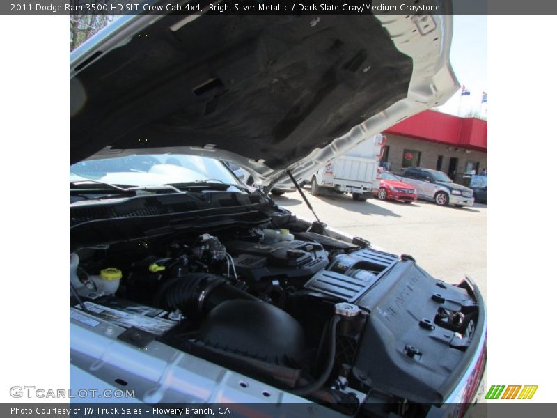 Bright Silver Metallic / Dark Slate Gray/Medium Graystone 2011 Dodge Ram 3500 HD SLT Crew Cab 4x4