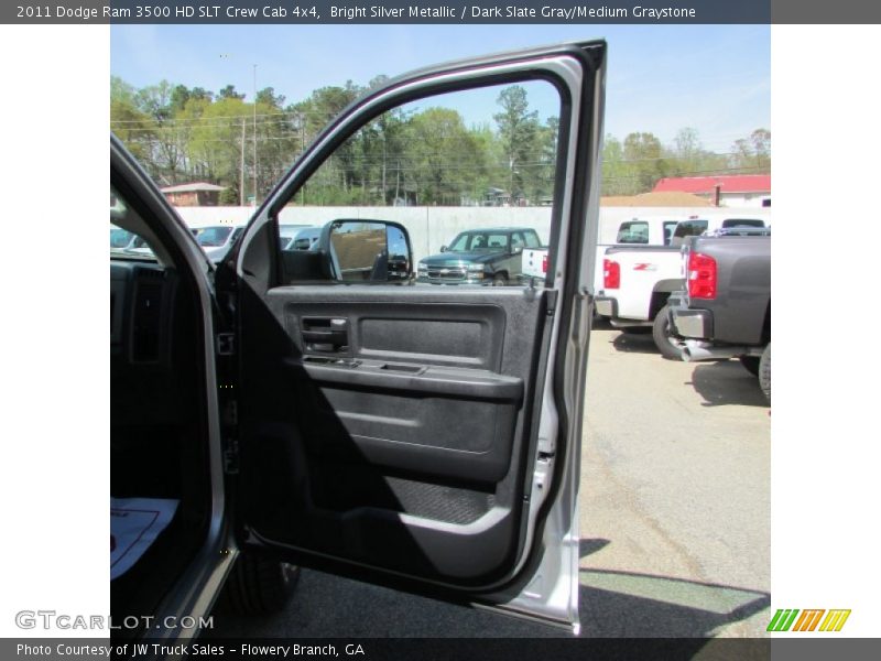 Bright Silver Metallic / Dark Slate Gray/Medium Graystone 2011 Dodge Ram 3500 HD SLT Crew Cab 4x4