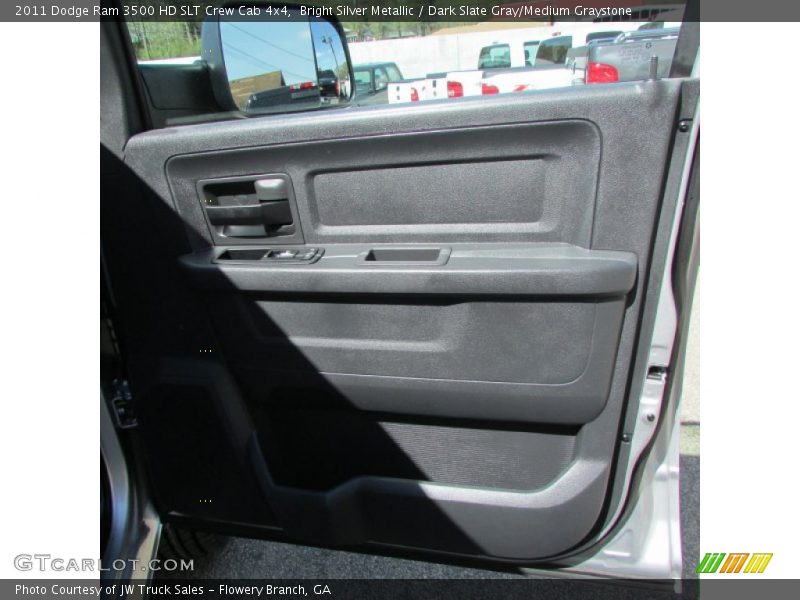 Bright Silver Metallic / Dark Slate Gray/Medium Graystone 2011 Dodge Ram 3500 HD SLT Crew Cab 4x4