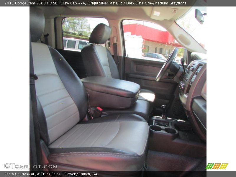 Bright Silver Metallic / Dark Slate Gray/Medium Graystone 2011 Dodge Ram 3500 HD SLT Crew Cab 4x4
