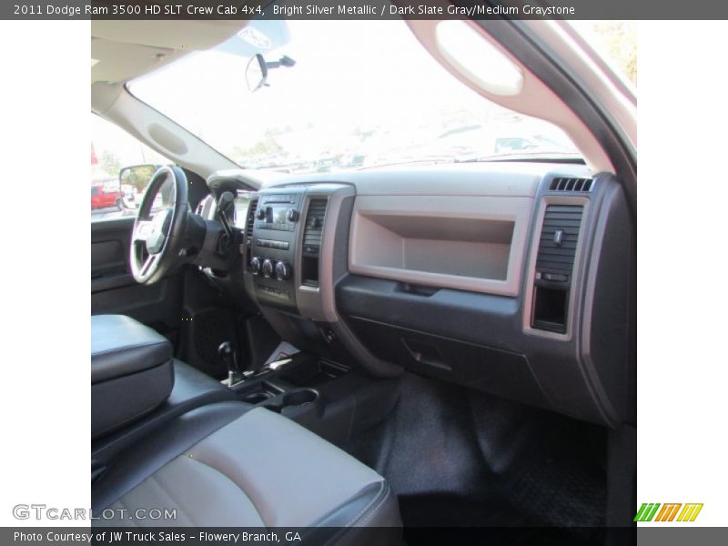 Bright Silver Metallic / Dark Slate Gray/Medium Graystone 2011 Dodge Ram 3500 HD SLT Crew Cab 4x4