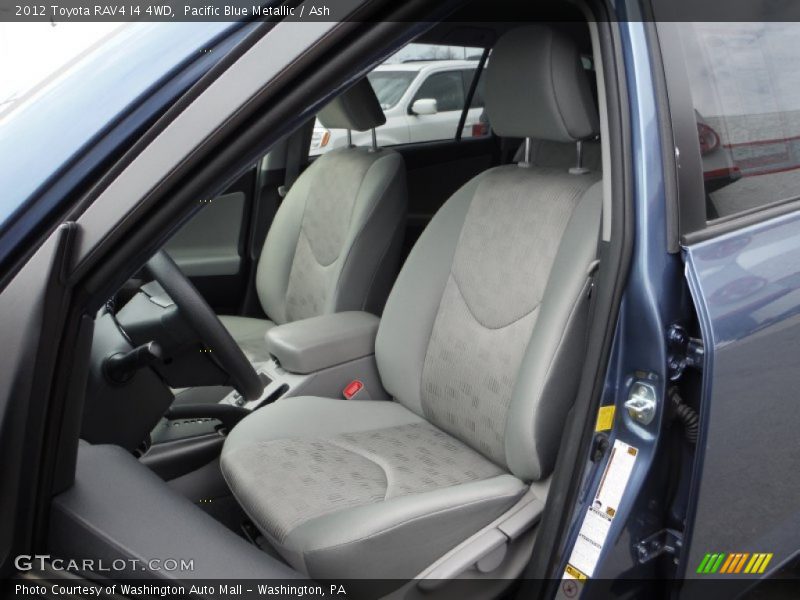 Front Seat of 2012 RAV4 I4 4WD