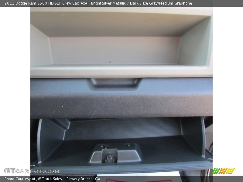 Bright Silver Metallic / Dark Slate Gray/Medium Graystone 2011 Dodge Ram 3500 HD SLT Crew Cab 4x4