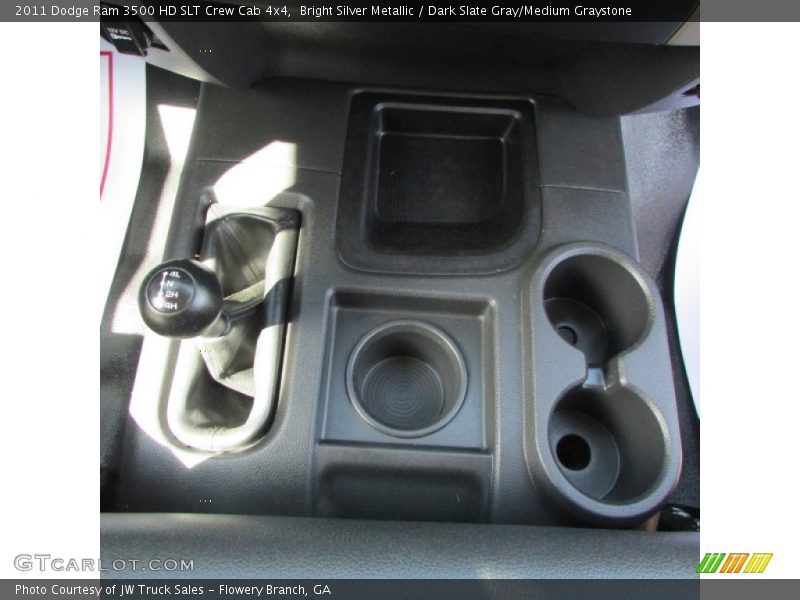 Bright Silver Metallic / Dark Slate Gray/Medium Graystone 2011 Dodge Ram 3500 HD SLT Crew Cab 4x4