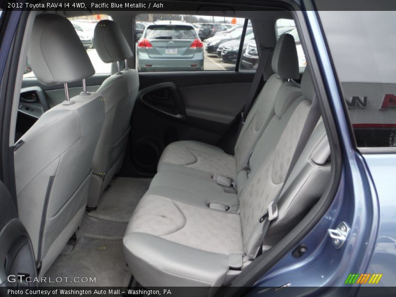 Rear Seat of 2012 RAV4 I4 4WD