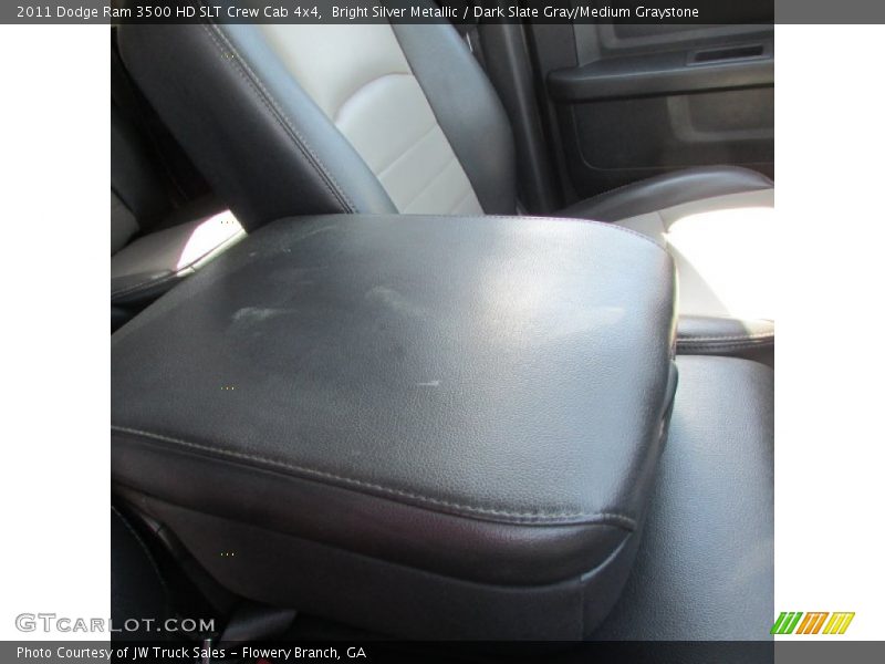 Bright Silver Metallic / Dark Slate Gray/Medium Graystone 2011 Dodge Ram 3500 HD SLT Crew Cab 4x4