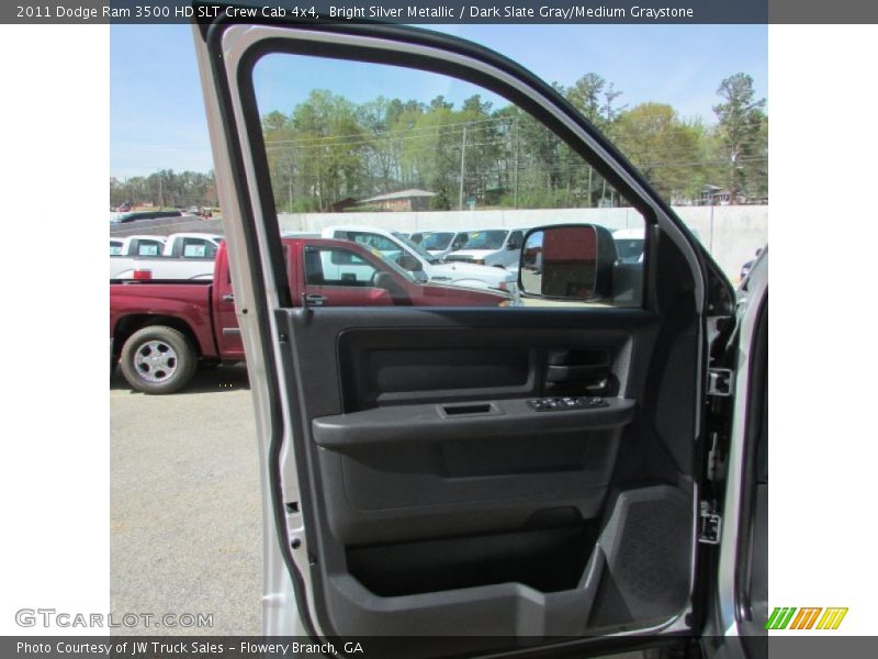 Bright Silver Metallic / Dark Slate Gray/Medium Graystone 2011 Dodge Ram 3500 HD SLT Crew Cab 4x4