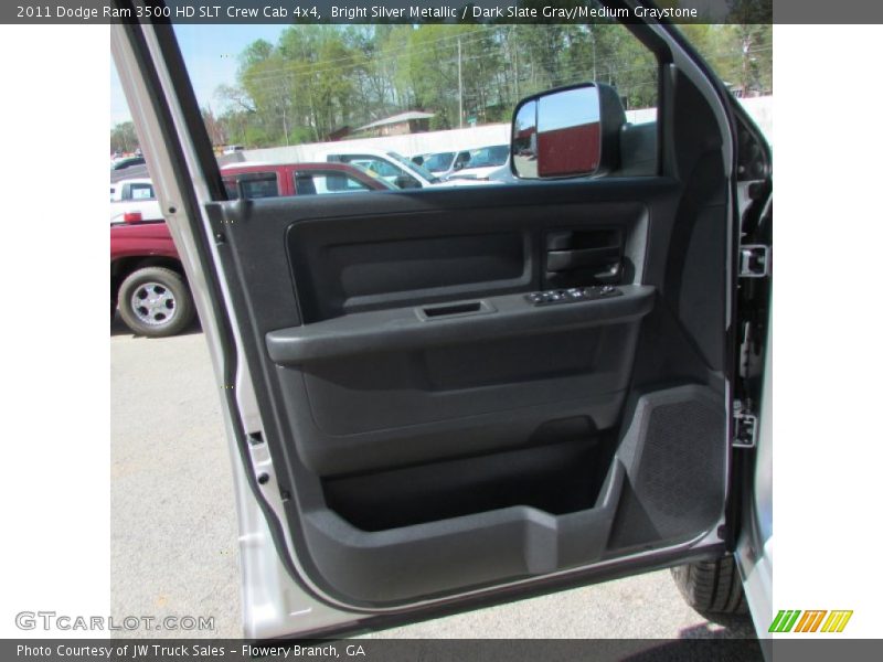 Bright Silver Metallic / Dark Slate Gray/Medium Graystone 2011 Dodge Ram 3500 HD SLT Crew Cab 4x4