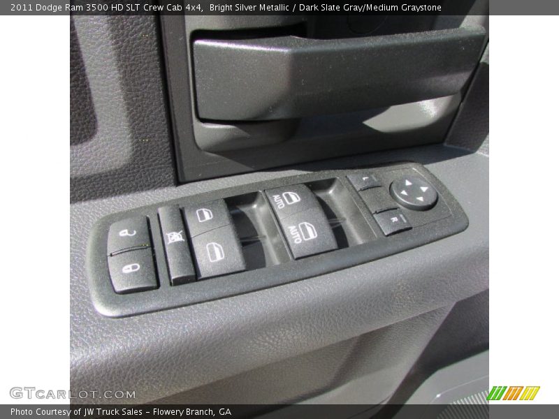 Bright Silver Metallic / Dark Slate Gray/Medium Graystone 2011 Dodge Ram 3500 HD SLT Crew Cab 4x4