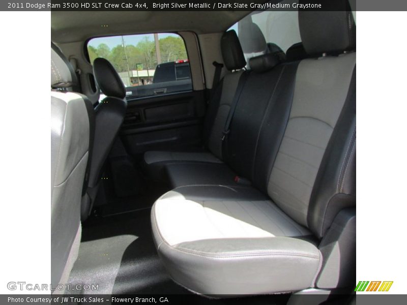 Bright Silver Metallic / Dark Slate Gray/Medium Graystone 2011 Dodge Ram 3500 HD SLT Crew Cab 4x4