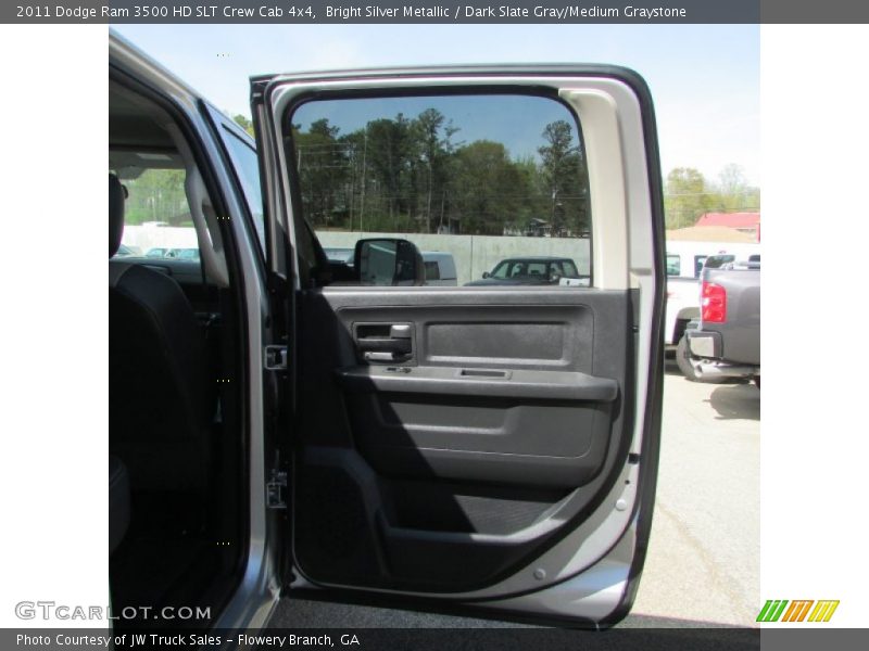 Bright Silver Metallic / Dark Slate Gray/Medium Graystone 2011 Dodge Ram 3500 HD SLT Crew Cab 4x4