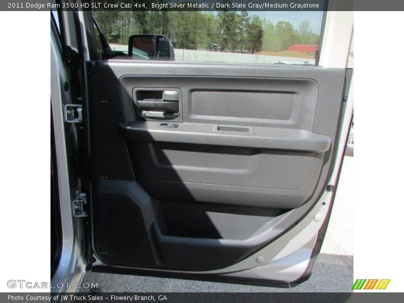 Bright Silver Metallic / Dark Slate Gray/Medium Graystone 2011 Dodge Ram 3500 HD SLT Crew Cab 4x4