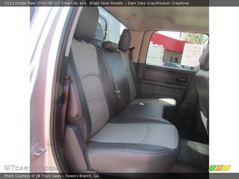 Bright Silver Metallic / Dark Slate Gray/Medium Graystone 2011 Dodge Ram 3500 HD SLT Crew Cab 4x4