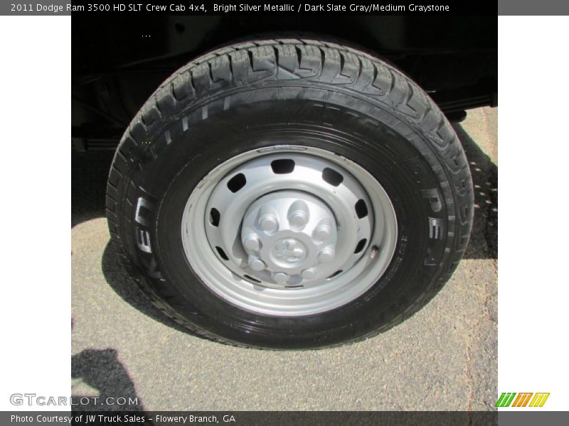 Bright Silver Metallic / Dark Slate Gray/Medium Graystone 2011 Dodge Ram 3500 HD SLT Crew Cab 4x4