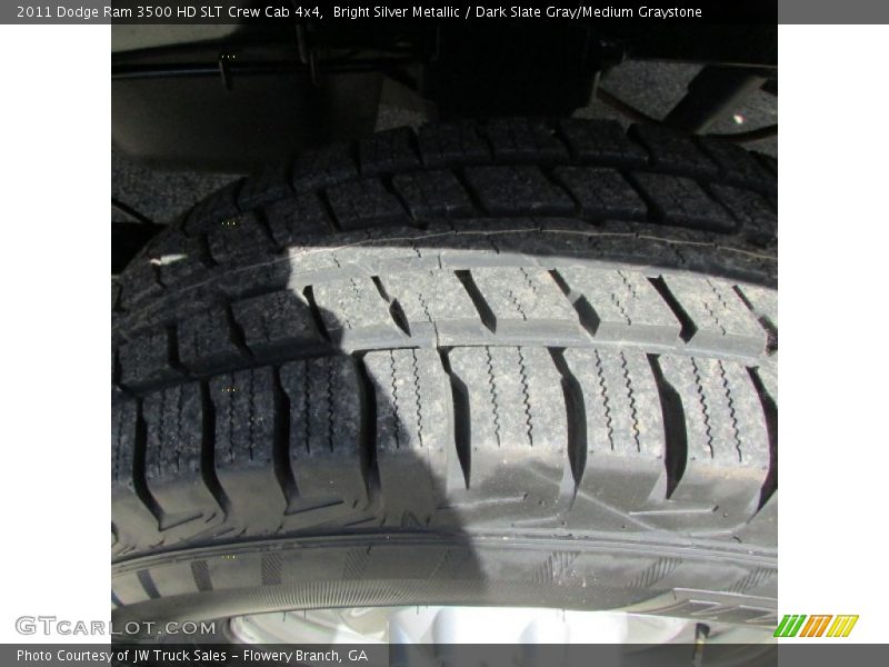 Bright Silver Metallic / Dark Slate Gray/Medium Graystone 2011 Dodge Ram 3500 HD SLT Crew Cab 4x4