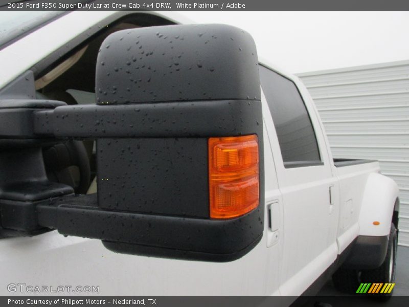 White Platinum / Adobe 2015 Ford F350 Super Duty Lariat Crew Cab 4x4 DRW