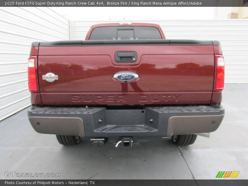 Bronze Fire / King Ranch Mesa Antique Affect/Adobe 2015 Ford F350 Super Duty King Ranch Crew Cab 4x4
