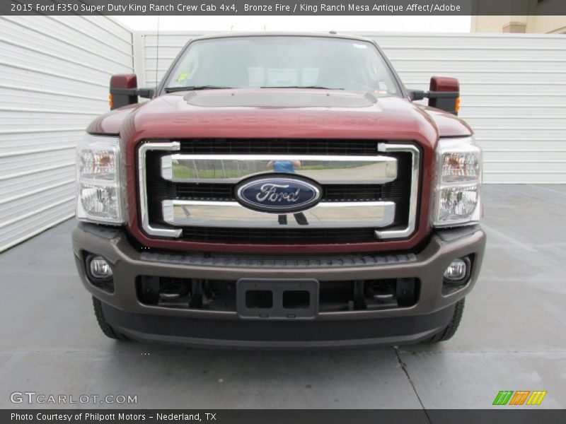 Bronze Fire / King Ranch Mesa Antique Affect/Adobe 2015 Ford F350 Super Duty King Ranch Crew Cab 4x4
