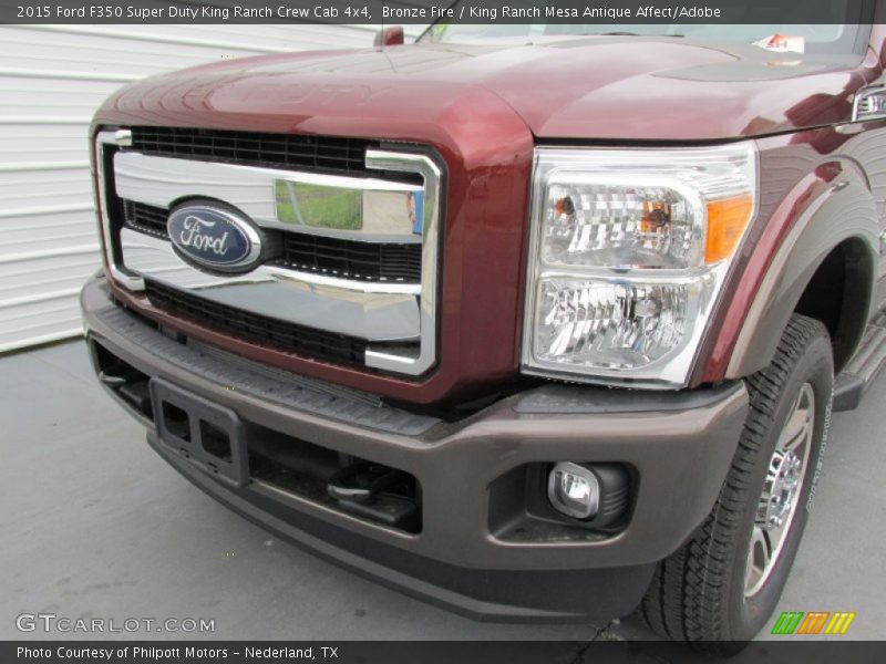 Bronze Fire / King Ranch Mesa Antique Affect/Adobe 2015 Ford F350 Super Duty King Ranch Crew Cab 4x4