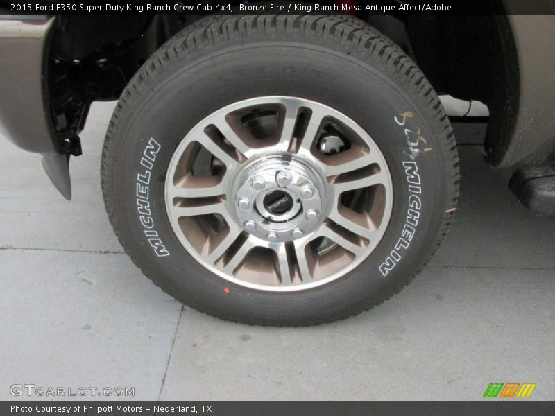  2015 F350 Super Duty King Ranch Crew Cab 4x4 Wheel