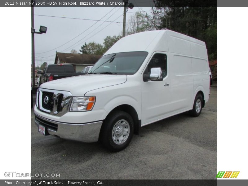 Blizzard White / Charcoal 2012 Nissan NV 2500 HD SV High Roof