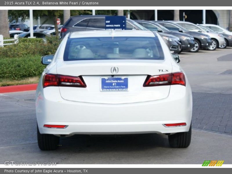 Bellanova White Pearl / Graystone 2015 Acura TLX 2.4