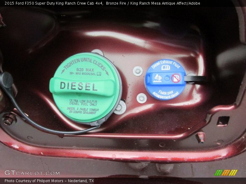Bronze Fire / King Ranch Mesa Antique Affect/Adobe 2015 Ford F350 Super Duty King Ranch Crew Cab 4x4